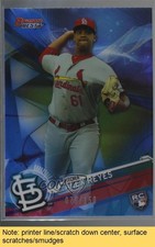 2017 Bowman's Best Blue Refractor 75/150 Alex Reyes #6 READ 8k4