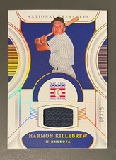 ⚾️HARMON KILLEBREW /15 RELIC 2023 Panini National Treasures #HOF-HK🔵🔴combship