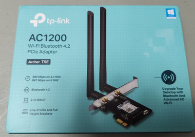 tp-link AC1200 WiFi Bluetooth 4.2 PCIe Adapter Archer T5E