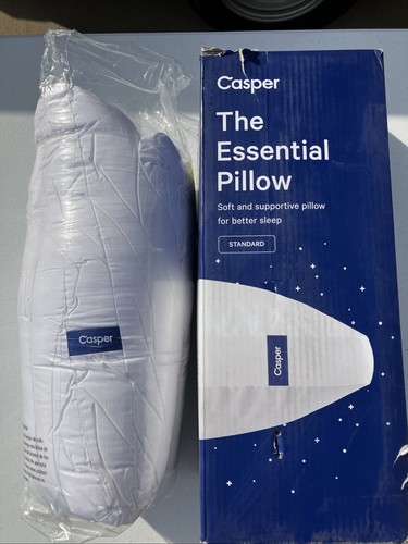 Casper Sleep Essential Pillow for Sleeping, Standard, White
