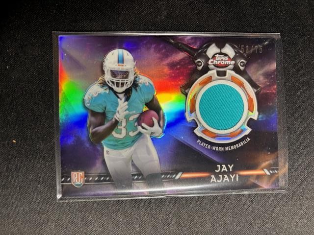 Jay Ajayi Topps Chrome 60th Anniversary #JA Rookie-Purple Refractor