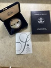 2004-W 1oz US American Silver Eagle $1 Dollar Proof Bullion Original Box & COA