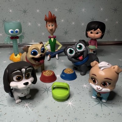 Disney Jr. Puppy Dog Pals Action Figures Bob Chloe Snack Machine Rolly Bingo Lot