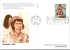 Dr Jim Stamps Fdc Pre Stamped Card Seminole Doll Fleetwood Cachet