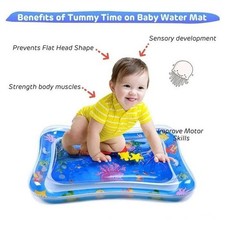 Baby Water Play Mat Inflatable Tummy Time Mat Infant Toys Summer Activity Pad
