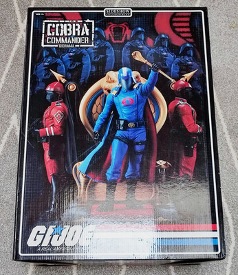 2011 SIDESHOW COLLECTIBLES LTD EDT STATUE GI JOE COBRA COMMANDER DIORAMA 145/500
