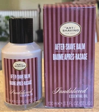 The Art of Shaving After-Shave Balm 3.3 oz | 100 ml Sandalwood Essential Oil New