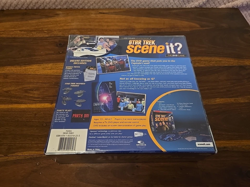 Star Trek Scene It ? Deluxe Edition DVD Game New & Sealed - Image 2 of 4