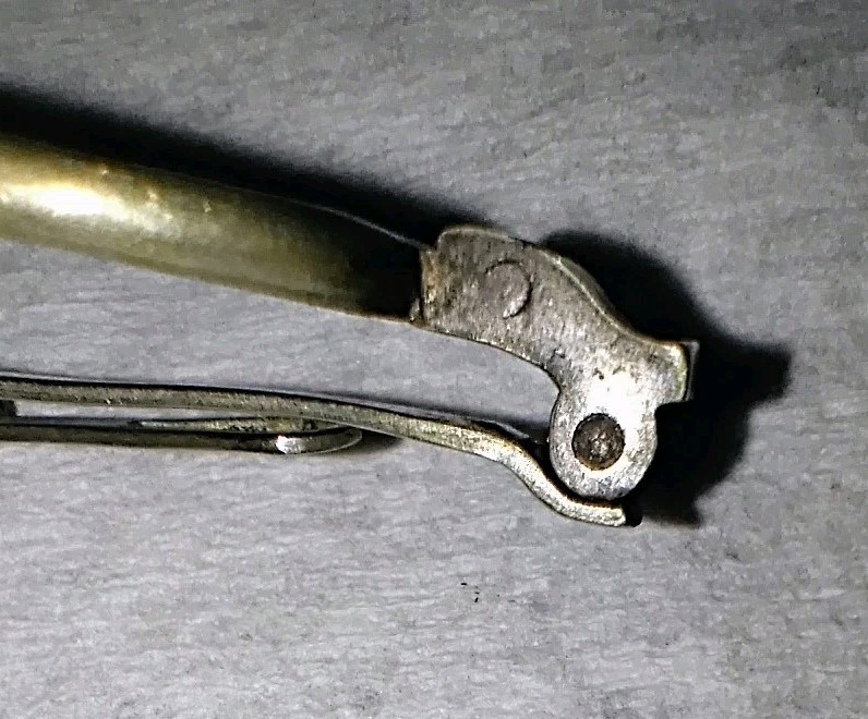 Antique Wire-rectangular Spectacles Sliding Templ… - image 10