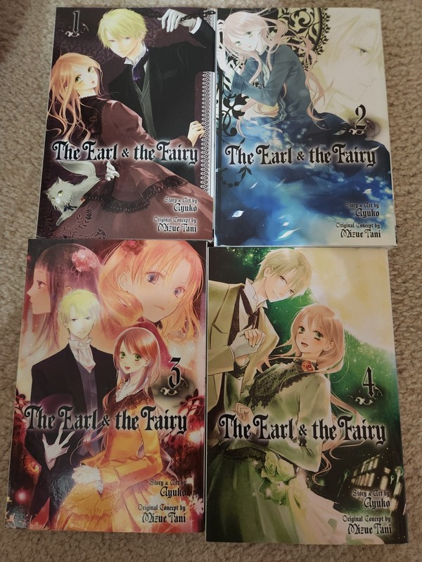 “The Earl and the Fairy Manga Lot Vol 1–4 Complete Set English”