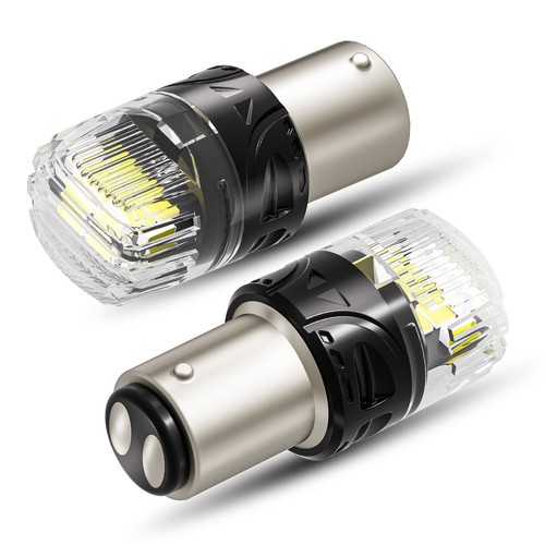 AUXITO 1157 16SMD LED 6500K Retroceso Freno Trasero Parada Luz Estacionamiento Bombillas - Imagen 13 de 15