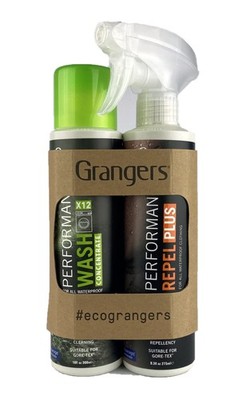 Grangers Performance Wash 10 oz & Performance Repel Plus 9.3 oz Spray Twin Pack