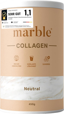 Marble  Collagen Pulver 450 G - Collagenpeptide - 60 Tage Risikofrei Testen - Am