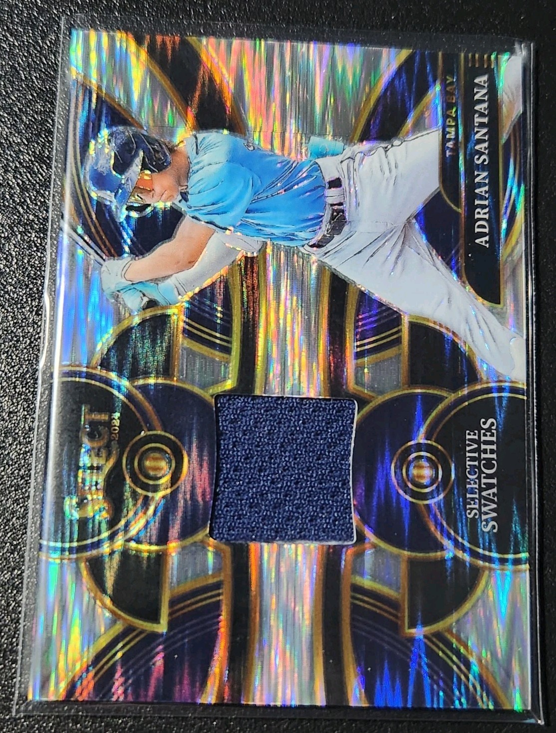 2024 Panini Select #SS-AS Adrian Santana Selective Swatches Relic Flash Prizm