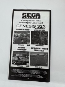 MotoCross Championship (Sega Genesis 32X, 1995) CIB Complete