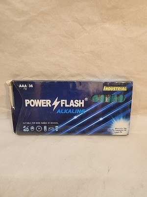 Power Flash AAA 36ct Batteries