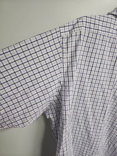 Lauren Ralph Lauren Green Label Uomo 18 (34/35) Wt./Navy Bl. Camicia 100% cotone - Foto 9 di 16