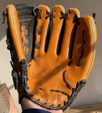 Mint Rawlings Full Grain Leather Baseball Glove Mitt RBG36TB RH Thrower 12.5”