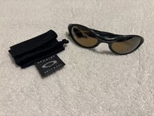 Oakley Eye Jacket Fuel Green Sunglasses - Gold Iridium - BROKEN STEM