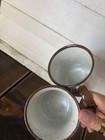 Otagiri Japan Stoneware Brown Floral Speckle Glazed Coffee Mug Vintage Set Of 2 — photo 2
