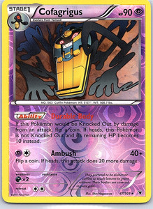 Cofagrigus 47/101 Noble Victories Reverse Holo