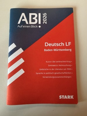 Stark Buch Abitur 2026 Deutsch Baden - Württemberg
