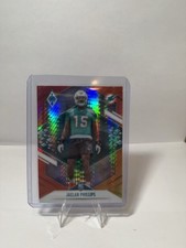 2021 Panini Phoenix Jaelan Phillips Rookie Fire Burst Card RC 148 Miami Dolphins. rookie card picture