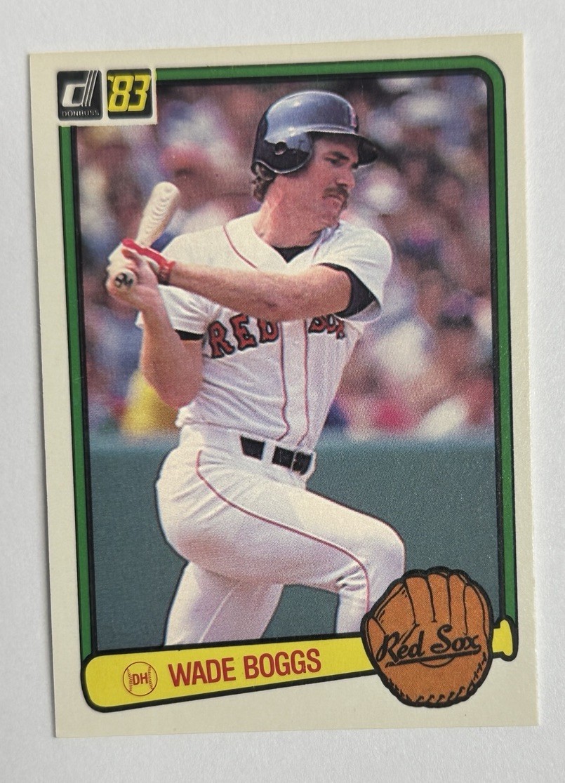 1983 Donruss Wade Boggs #586 (Flawed)