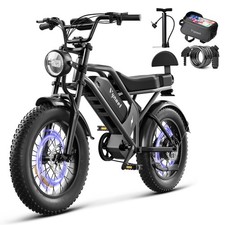 Fat Tire Ebike 1500w Peak 48v 18ah 68miles All-terrain Adult Electric Bike 32mph