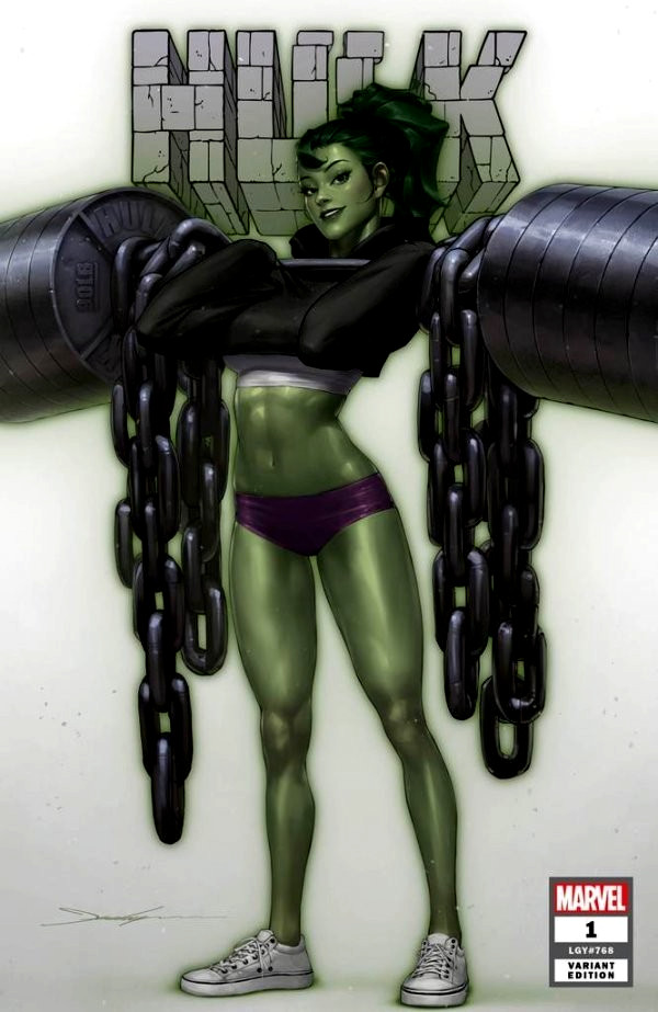 HULK #1 JEEHYUNG LEE EXCLUSIVE SHE-HULK VARIANT COVER NM MARVEL COMICS 2021