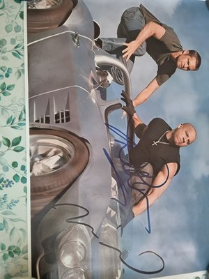 Fast & Furious Kleines Plakat Mit Autogramm