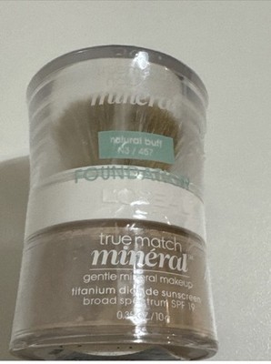 L'OREAL True Match Mineral Powder Foundation Natural Buff N3/457 New Sealed