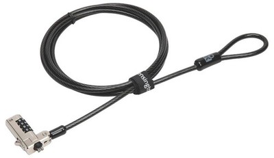 Brandneu Slim N17 Kombination Laptop Kabelschloss für Keil Steckplätze - K68008EU