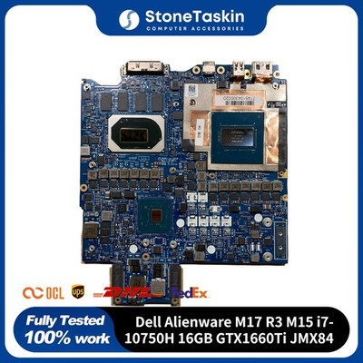 For Dell Alienware M17 R3 M15 Motherboard Intel i7-10750H 16GB GTX1660Ti JMX84