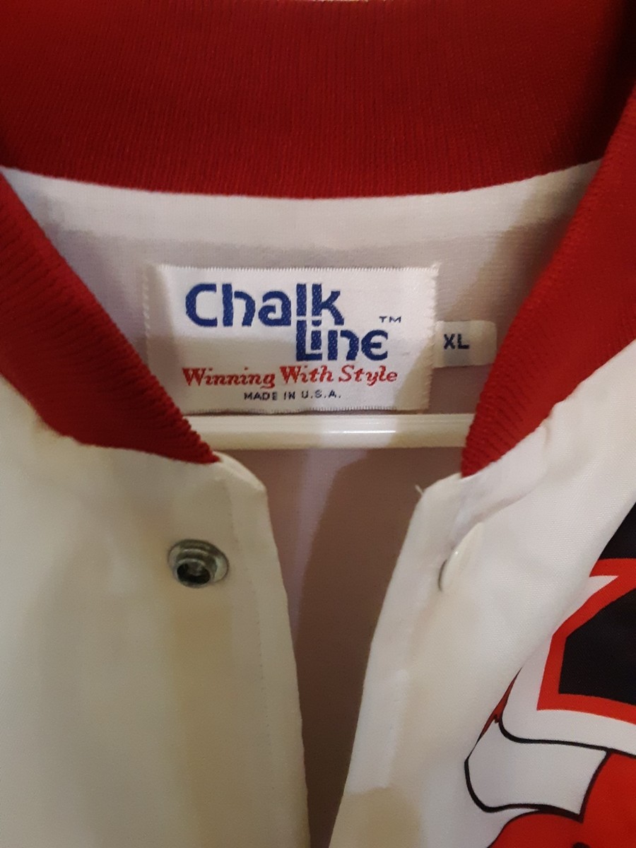Chicago Bulls スタジャン Chalk Line Mサイズ Chicago Bulls Michael Jordan Chalk Line Vintage NBA
