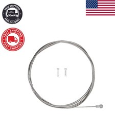 Jagwire Slick Stainless Steel Brake Cables Set for SRAM  Shimano Bikes - 66.93"