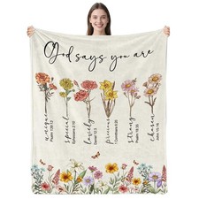 Christian Gifts for Women, Christian Blanket for Women with Bible Verse  Ins...