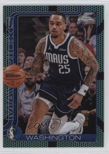 2025-26 Topps Chrome Aqua Basketball Refractor /199 PJ Washington Jr #19 00ma