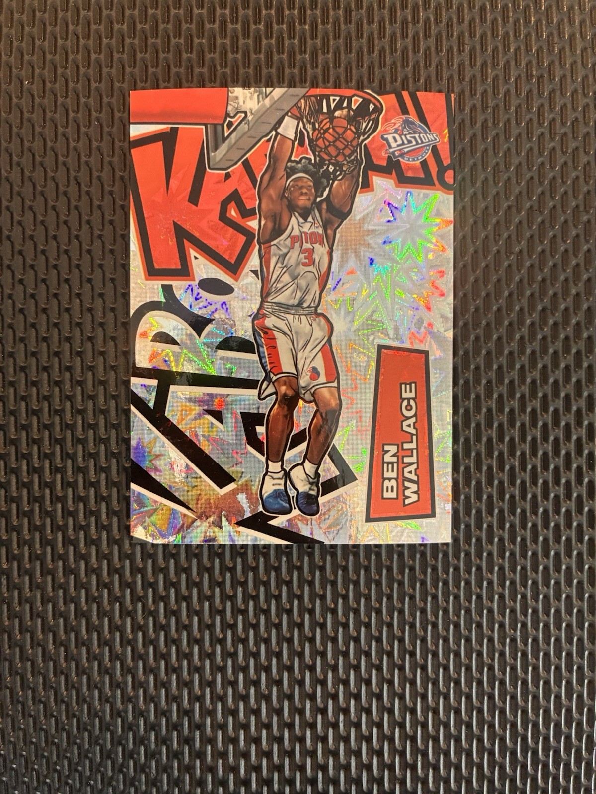 2021-22 Panini Crown Royale Ben Wallace Kaboom SSP #15 Pistons