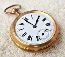 Antike Eisenbahn Taschenuhr Railway Regulator Bahn Uhrmacher Pocket Watch Uhr