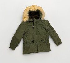 Vintage Military M65 Fishtail Parka Extreme Cold Weather Mens Large USGI