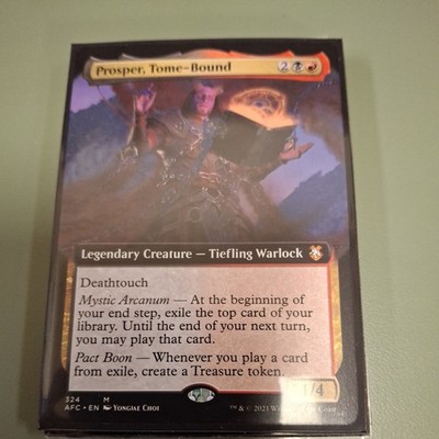 Prosper, Tome-Bound (Extended Art) Commander: Adventures in the Forgotten Realms