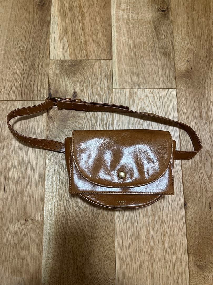 Ameri Vintage Brown Waist Pouch Retro - image 1