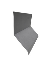 Brustblech Aluminium farbig 0,7mm 1m Wandanschlussblech Dach Blech Wandanschluss
