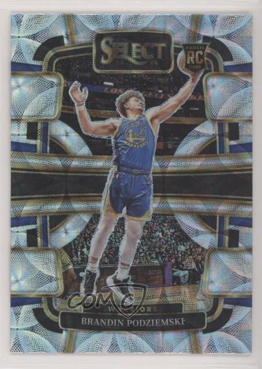 2023-24 Panini Select Concourse Scope Prizm Brandin Podziemski #93 13hf