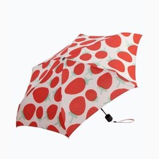 marimekko Folding Umbrella Mansicka Strawberry 54.5x93cm/21.45x36.61" Polyester