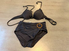 black underwire padded OLD NAVY two piece swimsuit bikini size medium