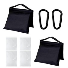 2 Pack Sandbags with 4 PE Bags, Weight Bags for Light Stand Photography Video...