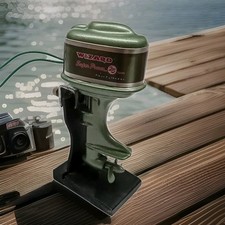 Vintage Custom 1956 Toy Wizard 25 Electric Outboard DC Motor WORKS!