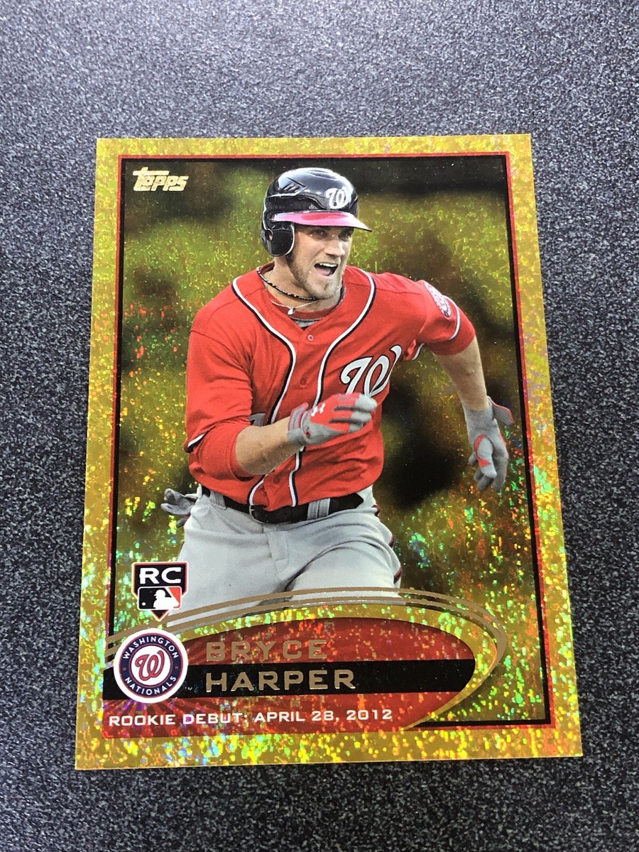 2012 Topps Update #US183 Bryce Harper Gold Sparkle Rookie Debut | eBay